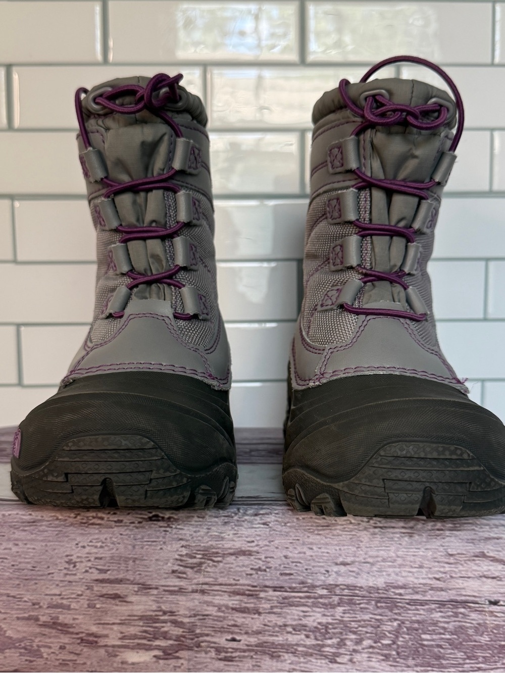 The North Face Alpenglow IV Winter ❄️ Boots Kids Size 12 - Picture 5 of 9